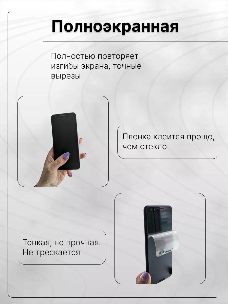 Гидрогелевая защитная пленка на IPhone 15