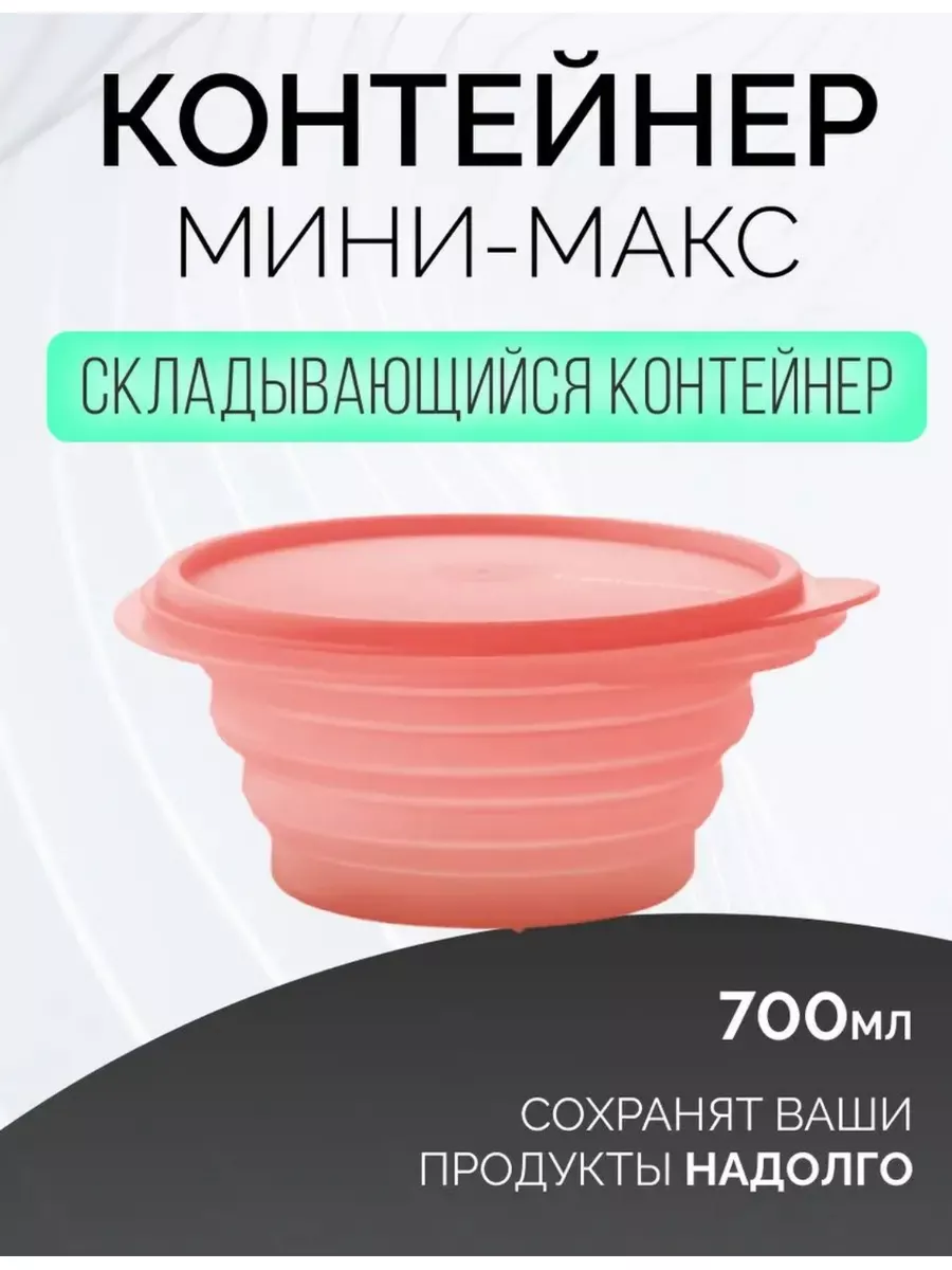 Контейнер трансформер мини-макс 700мл Tupperware купить по цене 1 033 ₽ в  интернет-магазине Wildberries | 179060784