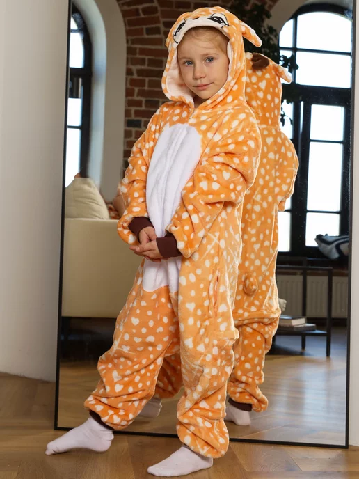 Новогодний костюм оленя для мальчика - купить с доставкой