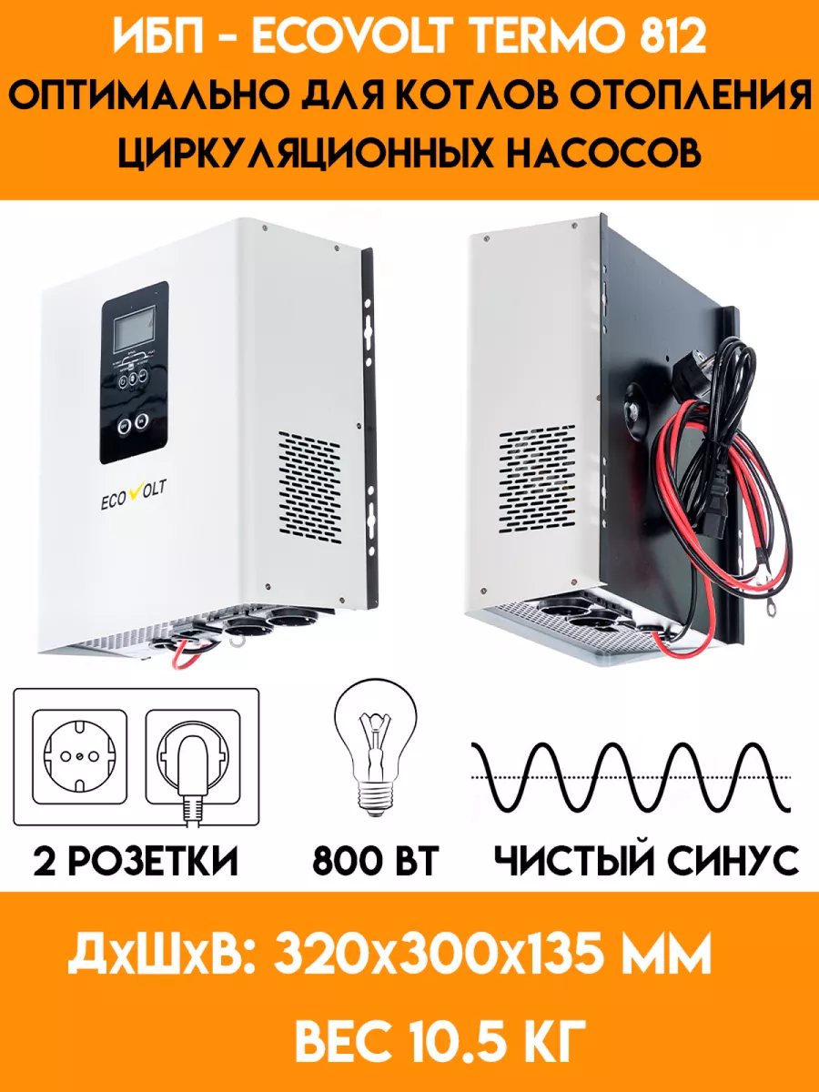 Источник бесперебойного питания Ecovolt SMART 412