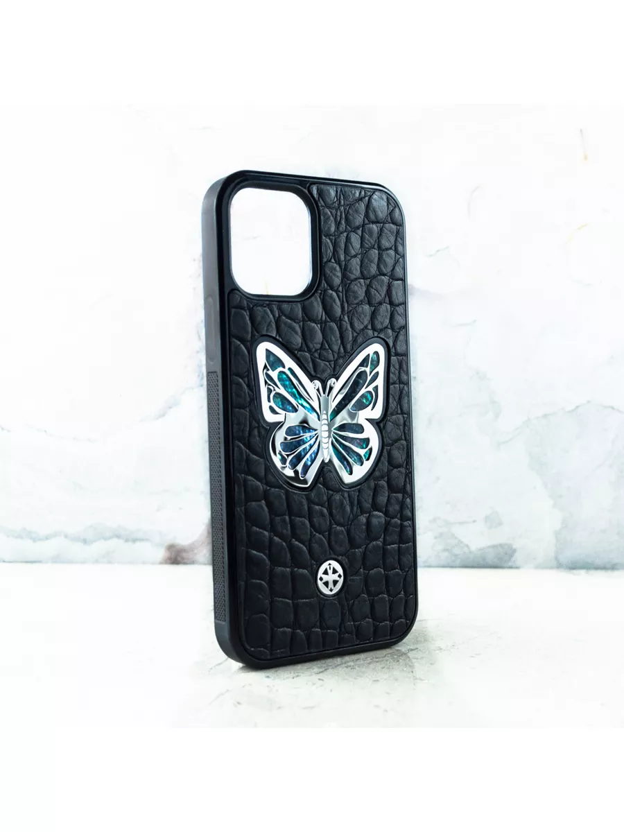 Euphoria HM Premium Чехол iPhone 15 Pro Max - Euphoria HM Butterfly miniCROC