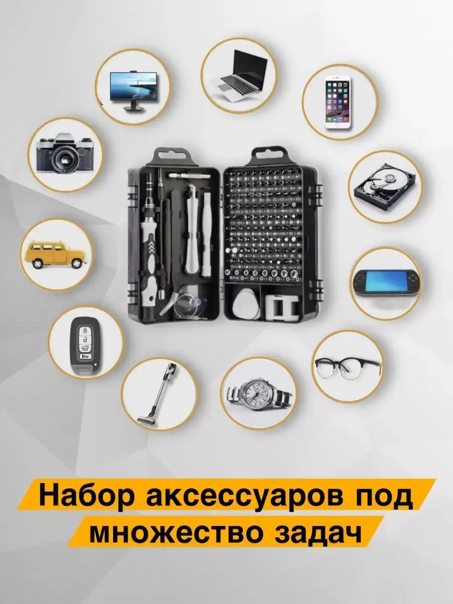 Isa набор отверток для точных работ 117в1. Набор отверток 117 в 1.