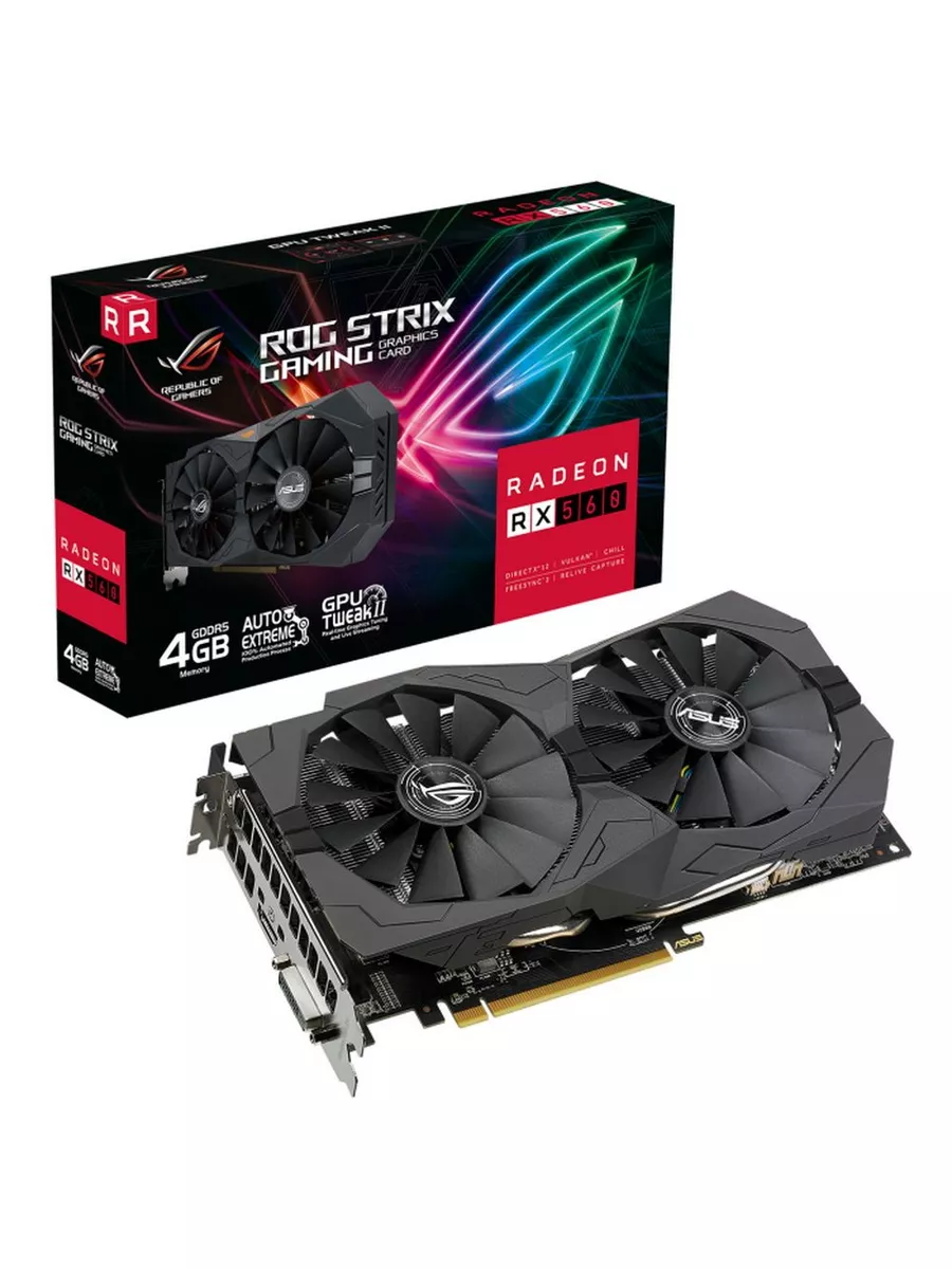 Видеокарта Radeon RX 560 4GB (ROG-STRIX-RX560-4G-V2-GAMING)