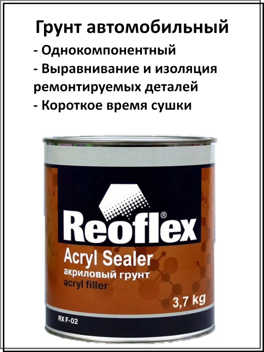 Грунт автомобильный однокомпонентный 3 7 кг купить по цене 2 289 ₽ в  интернет-магазине Wildberries | 180023786