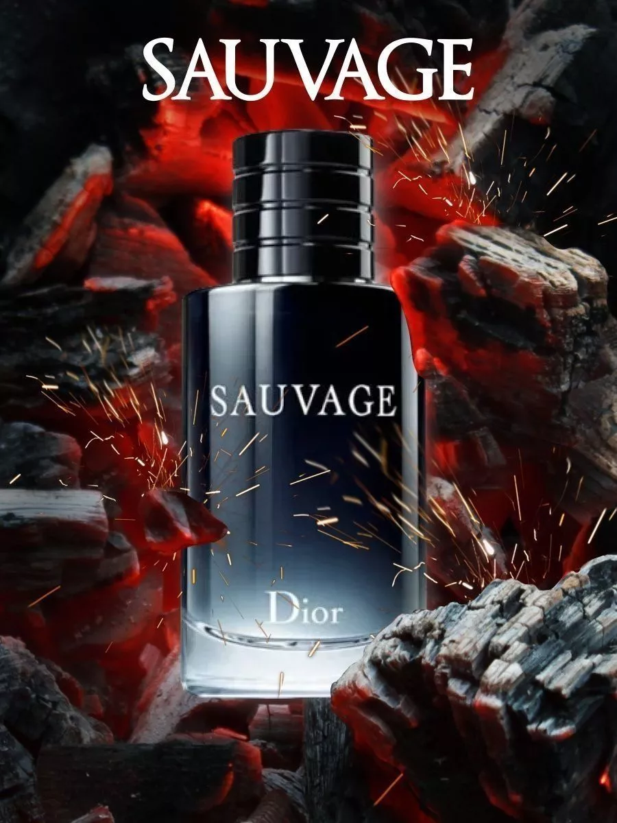 Dior Sauvage parfum диор саваж 100мл Духи мужские купить по цене 1 069 ₽ в  интернет-магазине Wildberries | 180056933