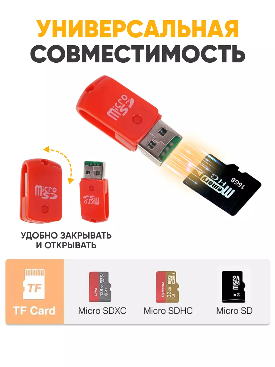 Картридер microsd карт