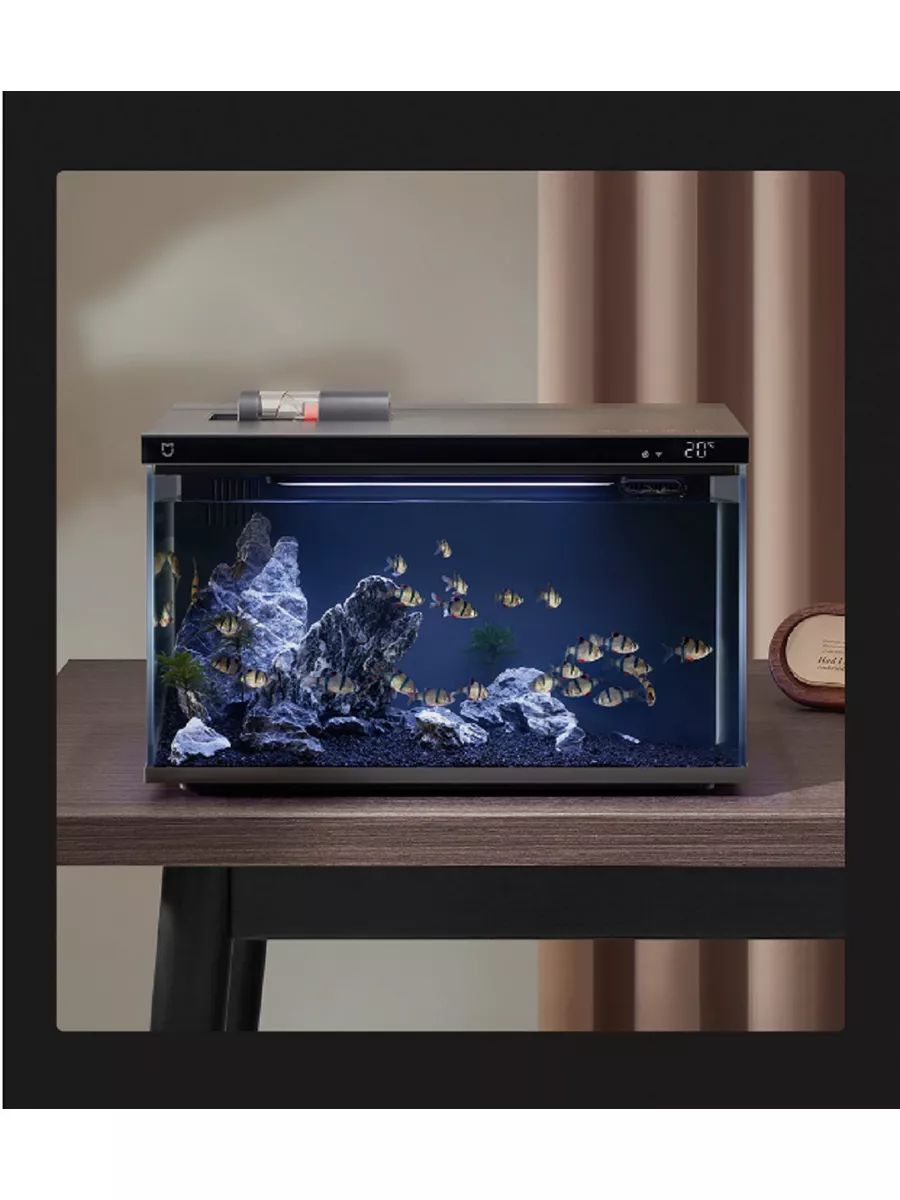 аквариум xiaomi mijia, аквариум xiaomi mijia smart fish tank black