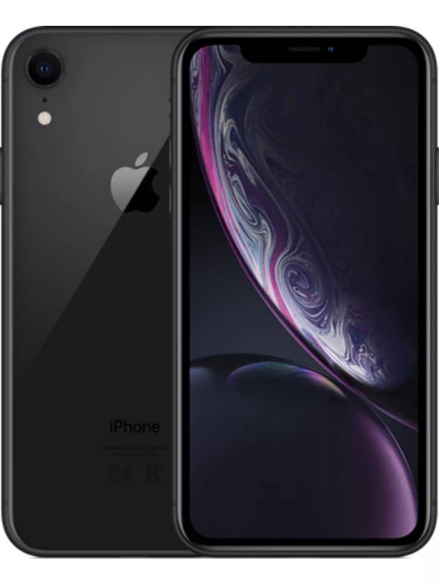 Смартфон iPhone XR 128 ГБ черный Восстановлен