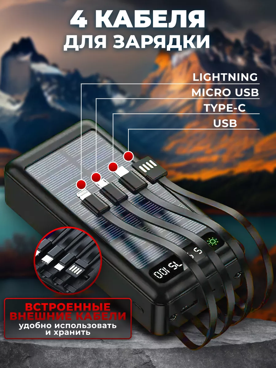 Power_Max Повербанк внешний аккумулятор 50000 mah