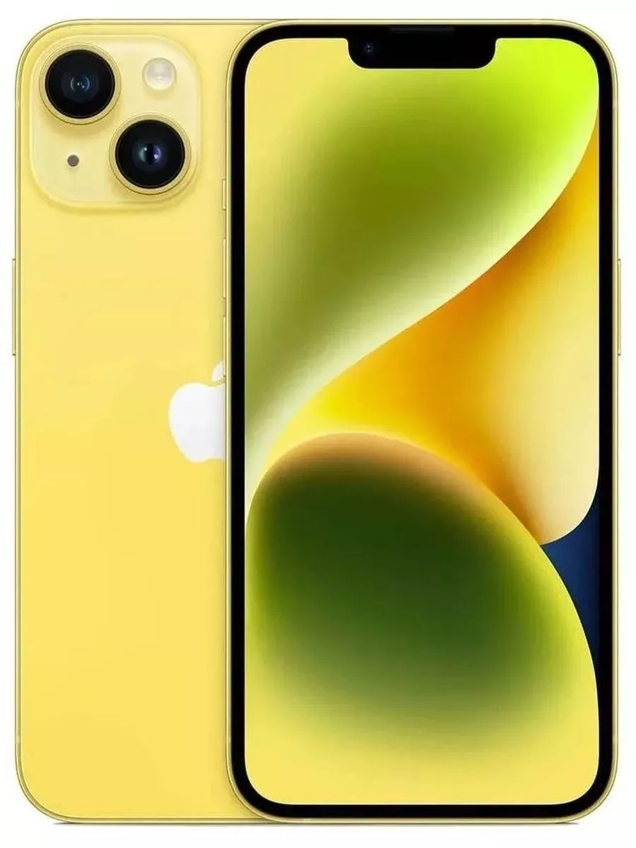 IPhone 14 128 ГБ, Yellow Apple купить по цене 65 343 ₽ в интернет-магазине  Wildberries | 181060312