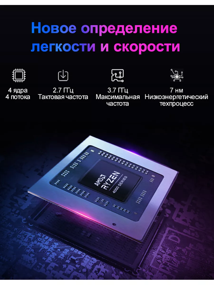 Ноутбук M543 R3-4300U 1920*1080 FHD RAM 8ГБ+512ГБ SSD