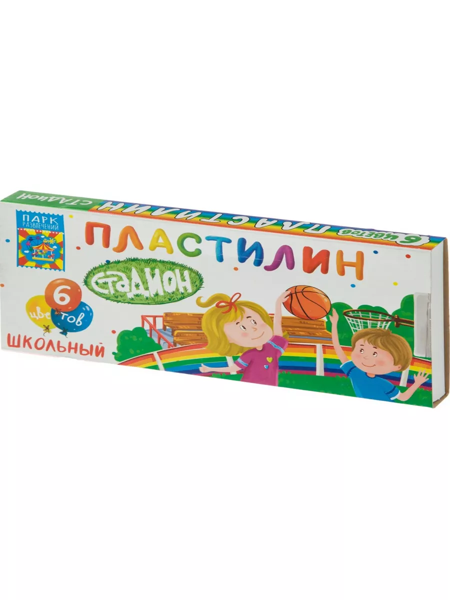 Пластилин школьный Стадион набор 6 цв, 90г, со стеком, ПЛ-Ш6 NoName купить  по цене 0 сум в интернет-магазине Wildberries в Узбекистане | 181317776