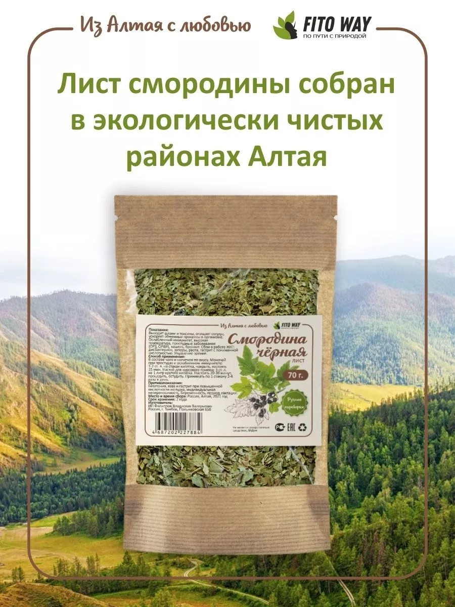 Смородина лист для чая листья смородины Herbal collections купить по цене 1  270 ₽ в интернет-магазине Wildberries | 181532013