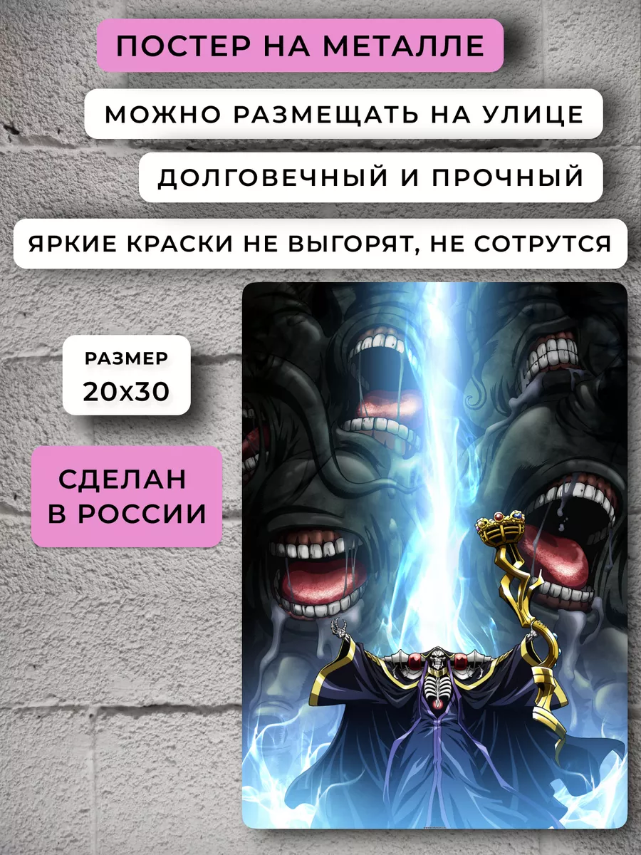 Постер манга Повелитель Аниме НЕЙРОСЕТЬ купить по цене 786 ₽ в  интернет-магазине Wildberries | 181713793