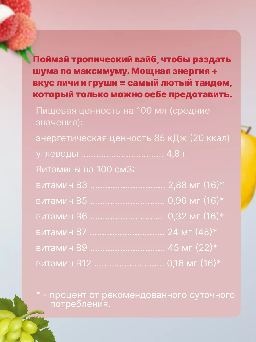 Энергетик Горилла личи груша Lychee, 12 шт 450 мл Gorilla купить по цене 1  036 ₽ в интернет-магазине Wildberries | 181845659