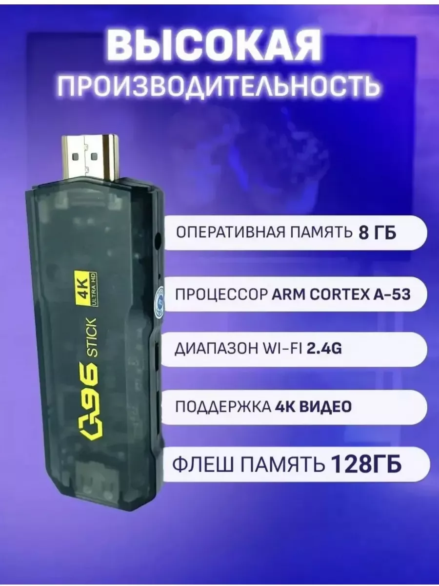 Смарт ТВ Приставка TV Box 4K ultra HD Android 11.0