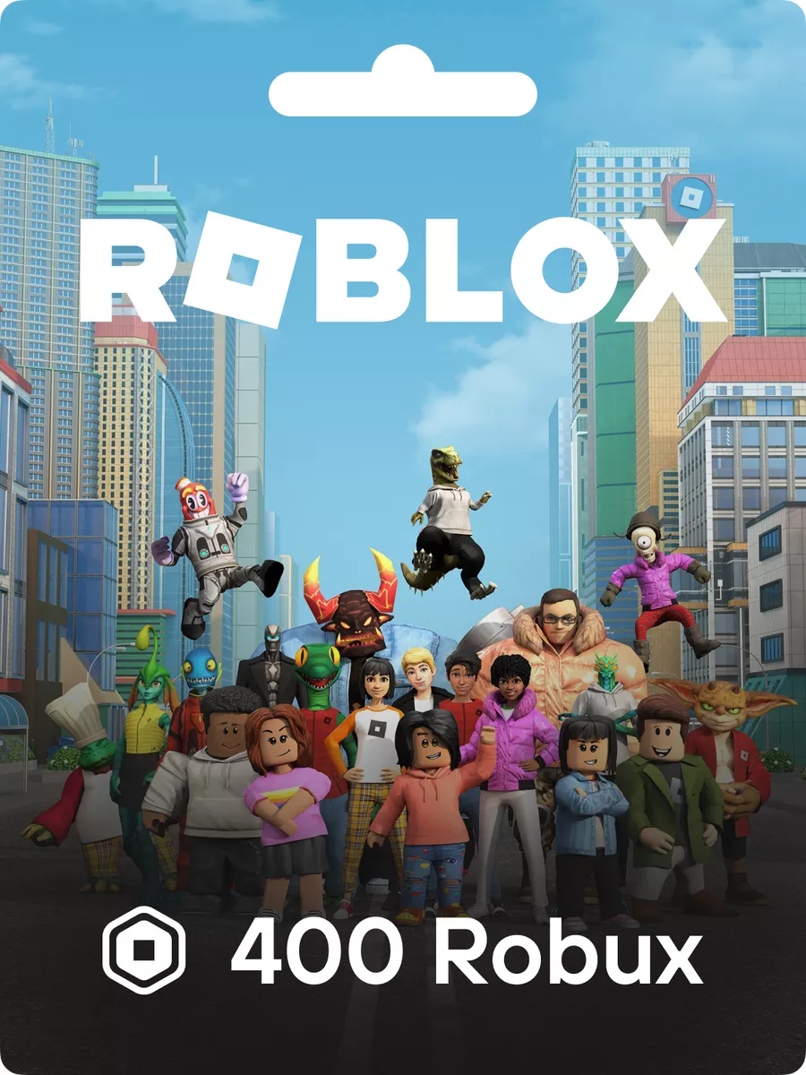 Игровая карта Роблокс на 400 Робуксов, карточка пополнения Roblox купить по  цене 84 000 сум в интернет-магазине Wildberries в Узбекистане | 182095159