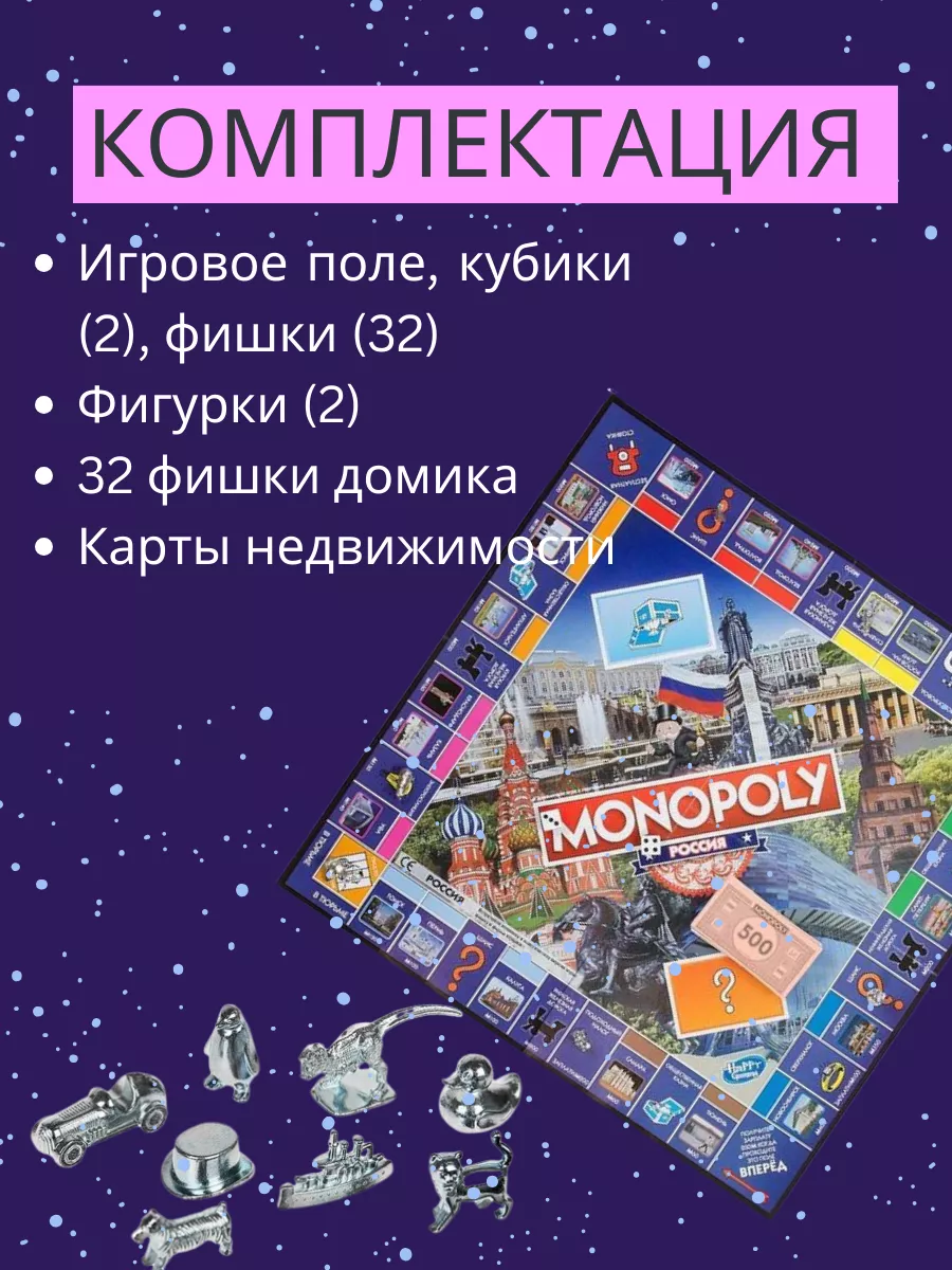 Milestone.kz Игра настольная Монополия Россия