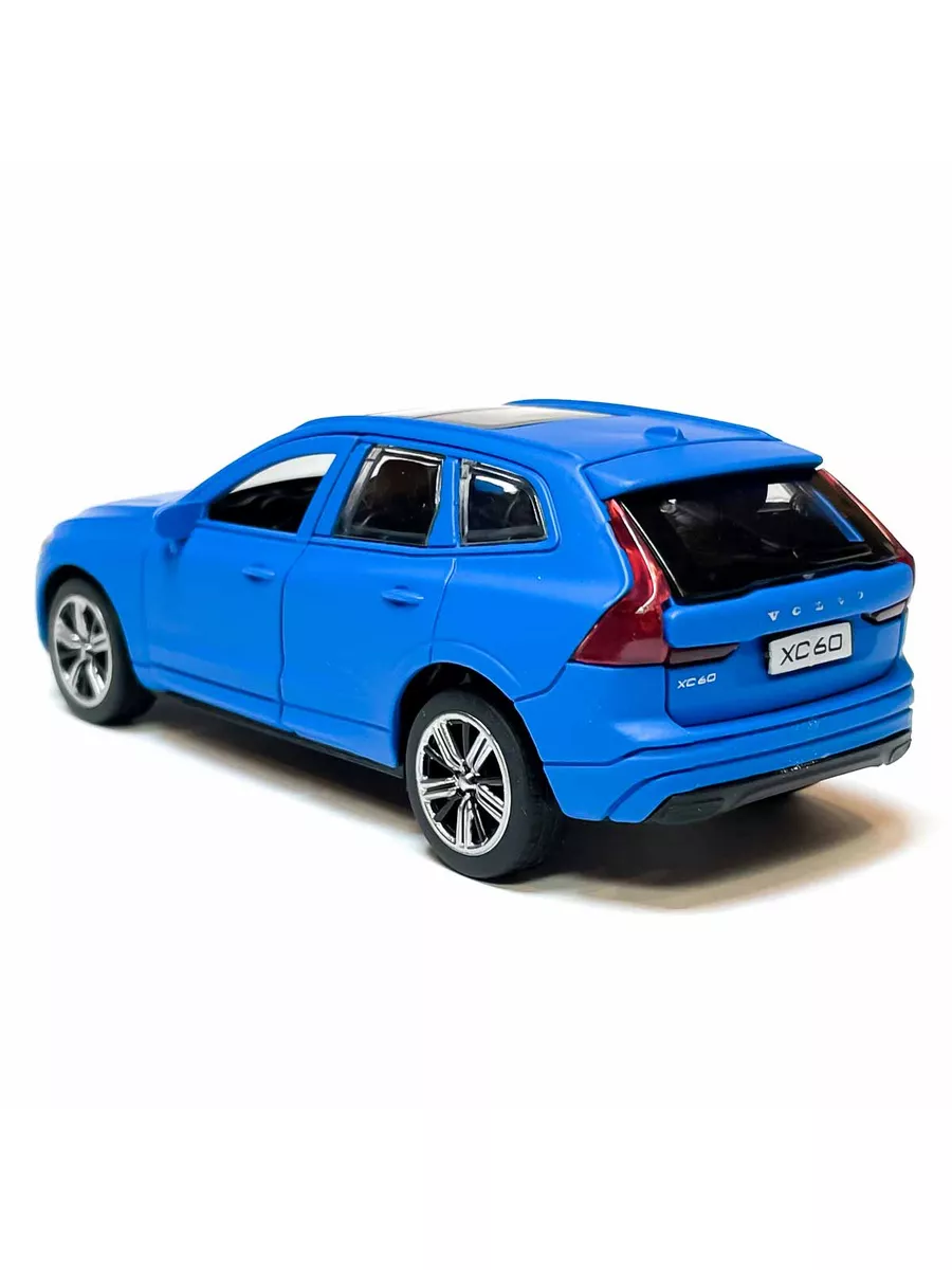 Технопарк ТМ Машина Volvo XC60, инерционная, синий, серебро, 12 см