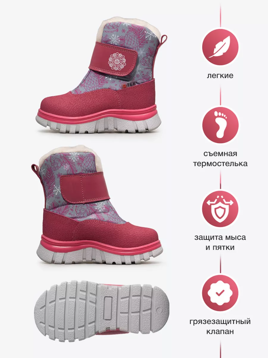 BOTTILINI Ботинки детские зимние