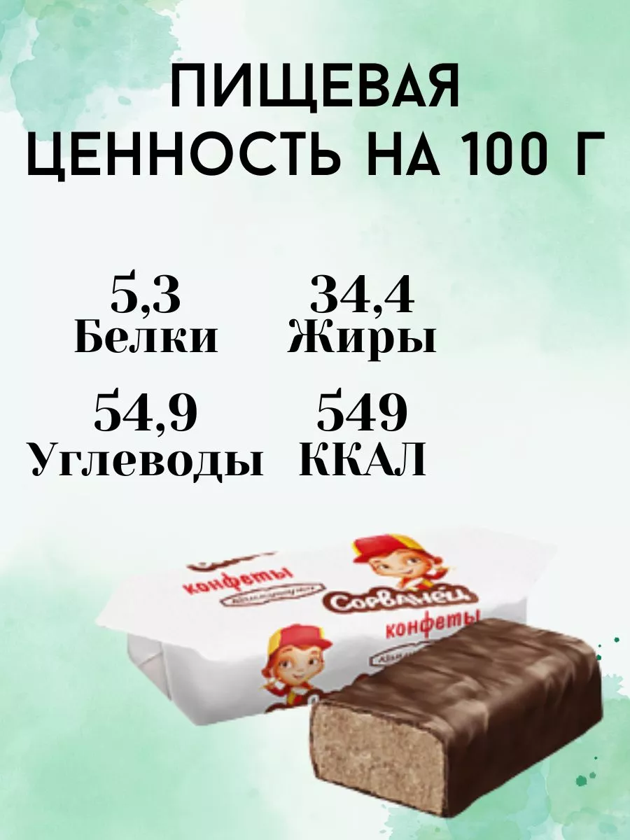 Белорусские продукты Шоколадные глазированные конфеты Сорванец Коммунарка