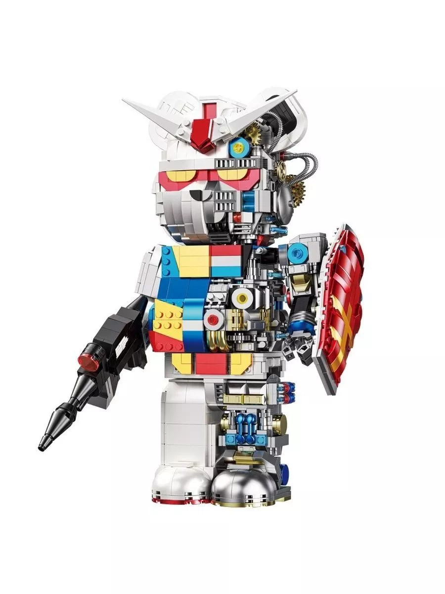 Конструктор Bearbrick Робот Медведь Bear Robot 1681 деталь LEGO купить по  цене 5 637 ₽ в интернет-магазине Wildberries | 182600359