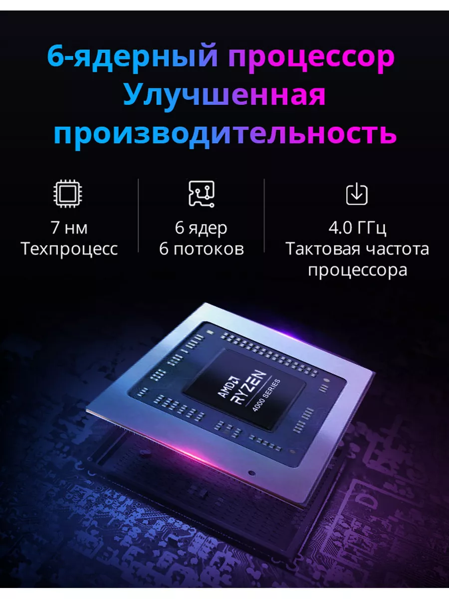 MAIBENBEN Ноутбук M545 R5-4500U 1920*1080 FHD 60Гц RAM 8ГБ+256ГБ SSD