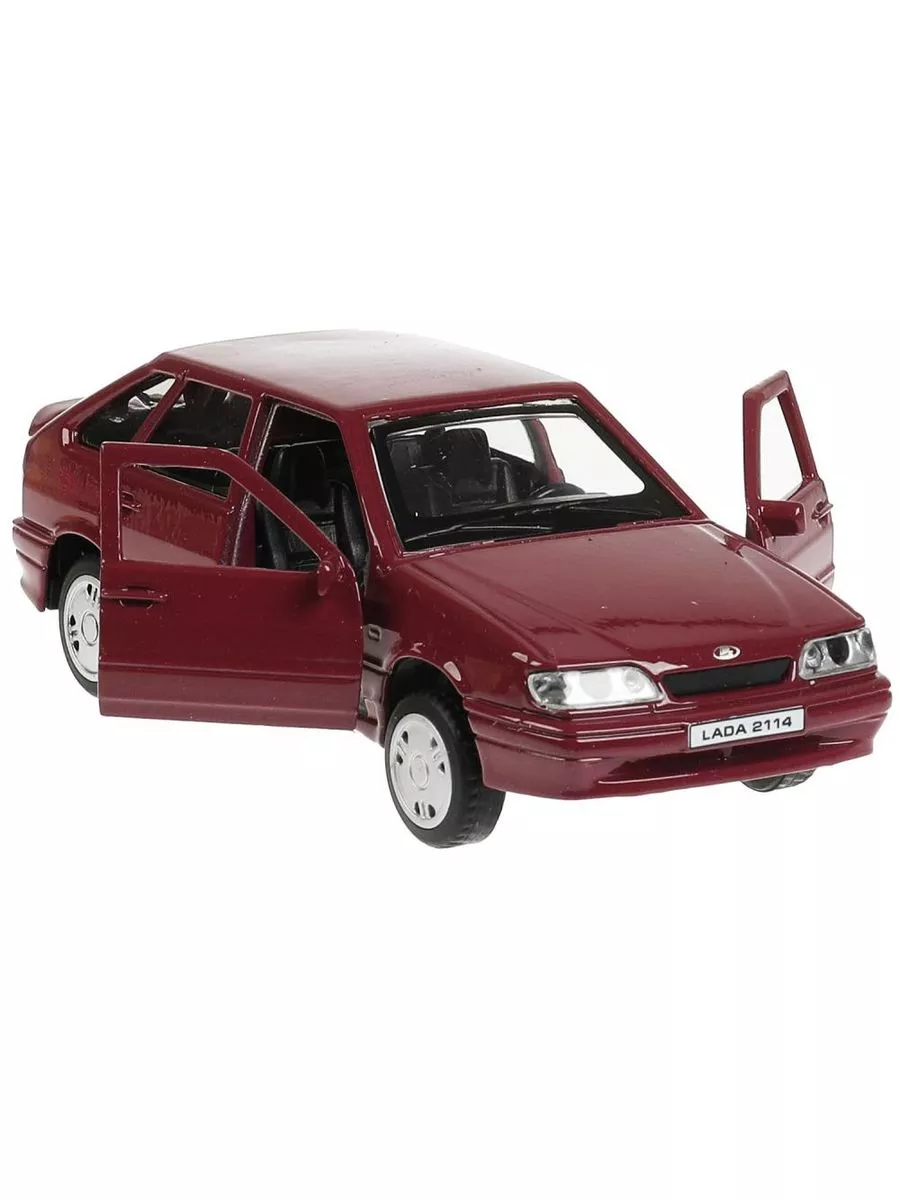 Машина Lada-2114 Samara 12 см фиолетовая 2114-12-PRL Технопарк купить по  цене 863 ₽ в интернет-магазине Wildberries | 182888996