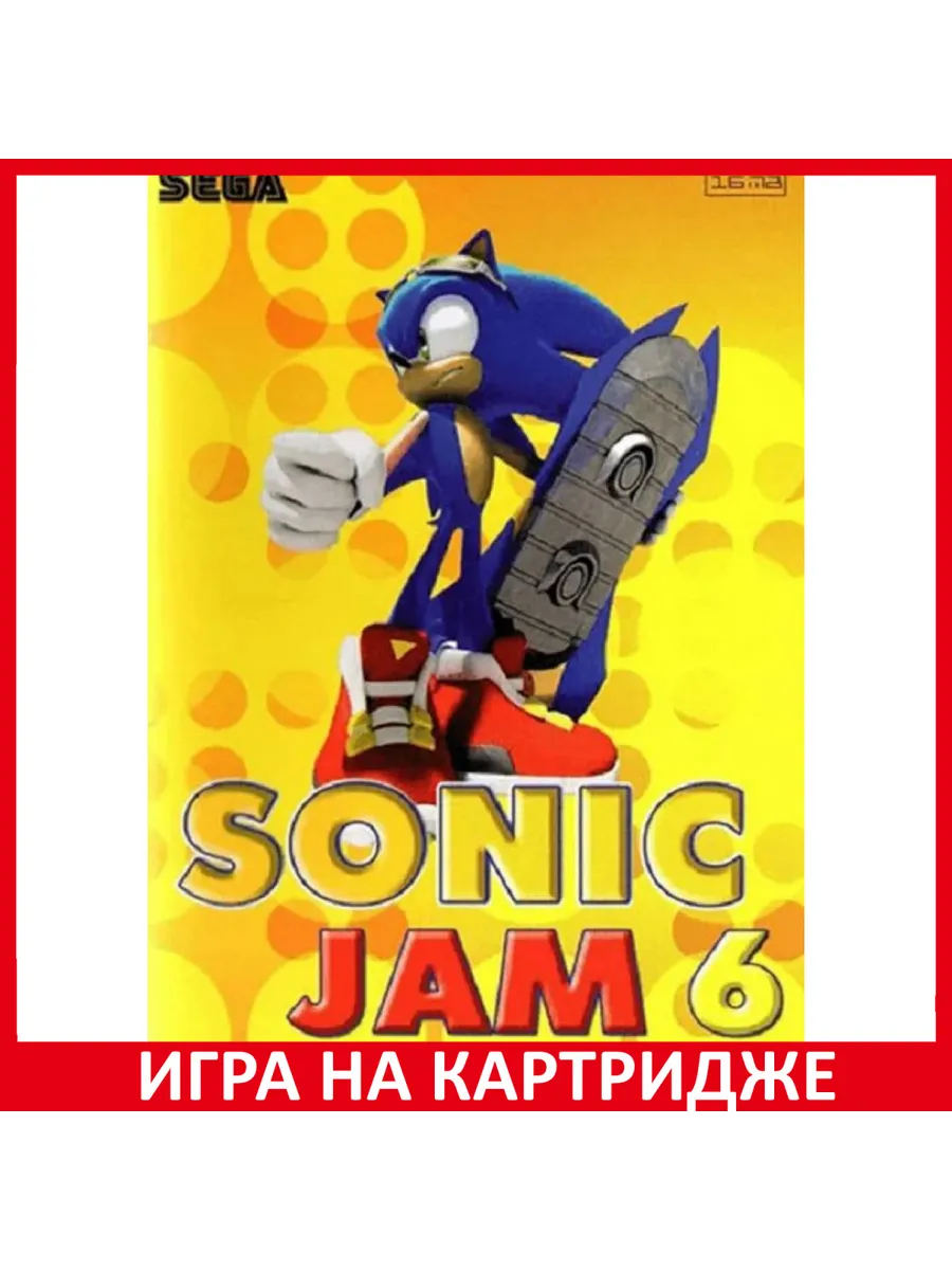 Картридж Sega Sonic Jam 6 Русская Версия 16 bit Картридж