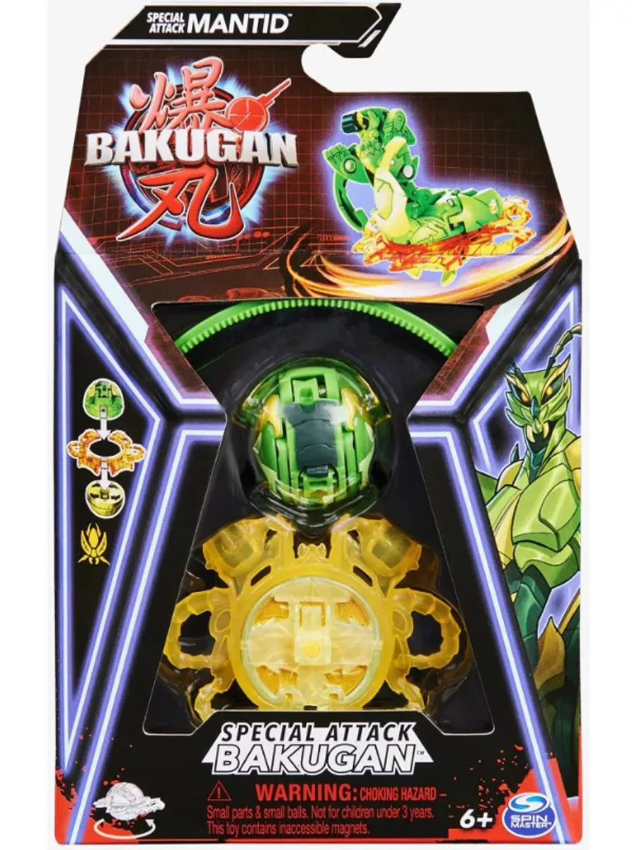 BAKUGAN Игрушка трансформер Бакуган 3.0 Mantid код Roblox