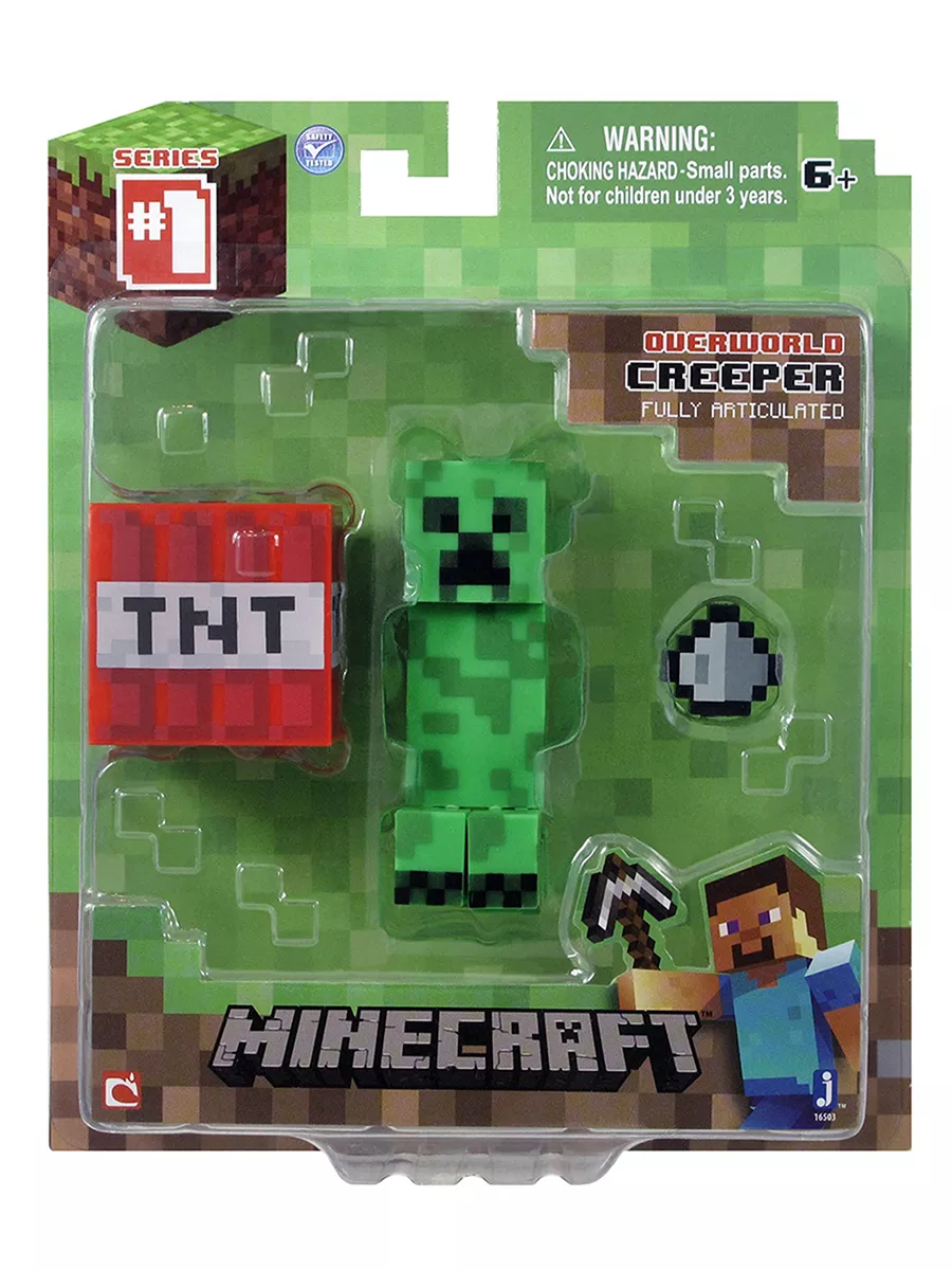 Коллекционная фигурка игрушка Майнкрафт Крипер 8см Minecraft купить по цене  41,19 р. в интернет-магазине Wildberries в Беларуси | 184161617