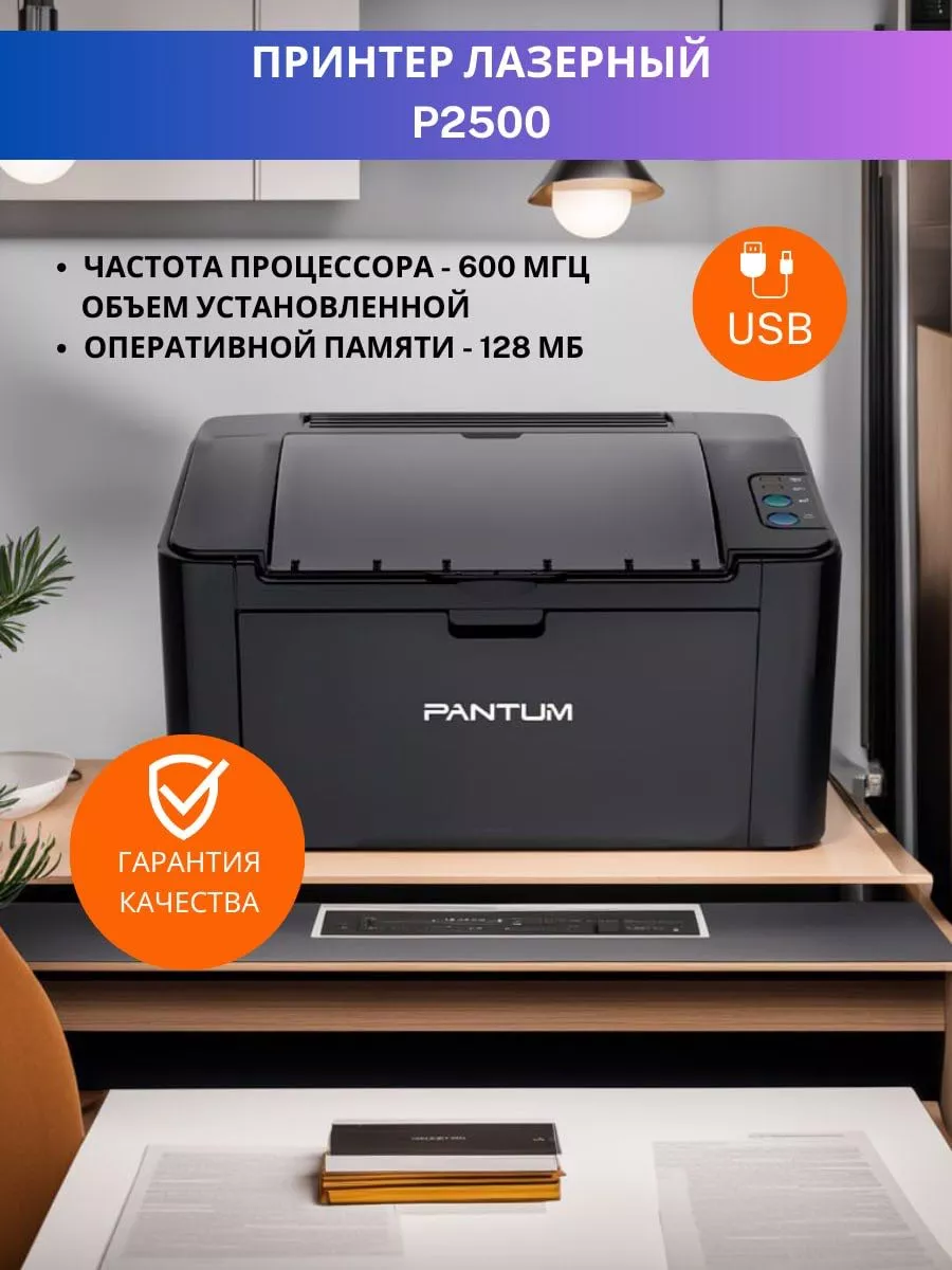 Принтер лазерный P2500 A4