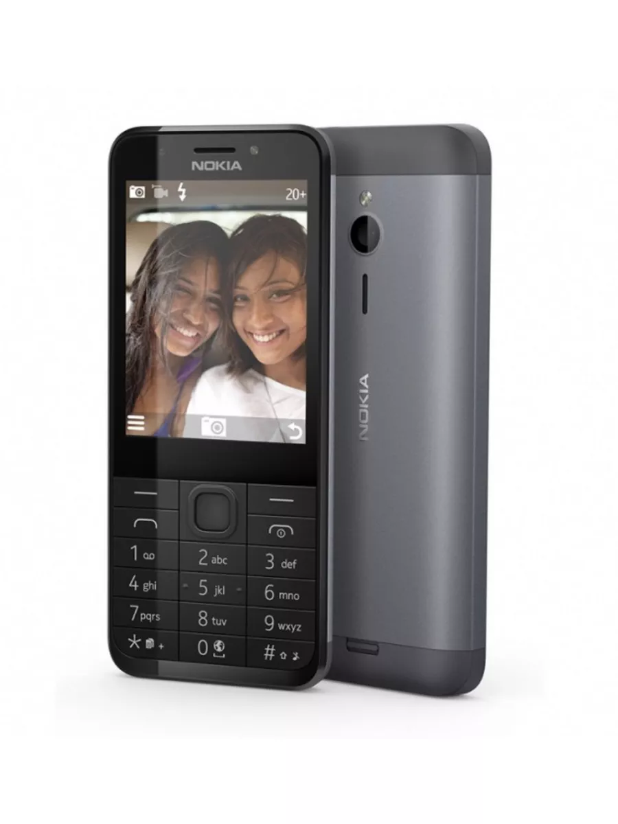 Silk Store Мобильный телефон Nokia 230 Dual Sim, Черный