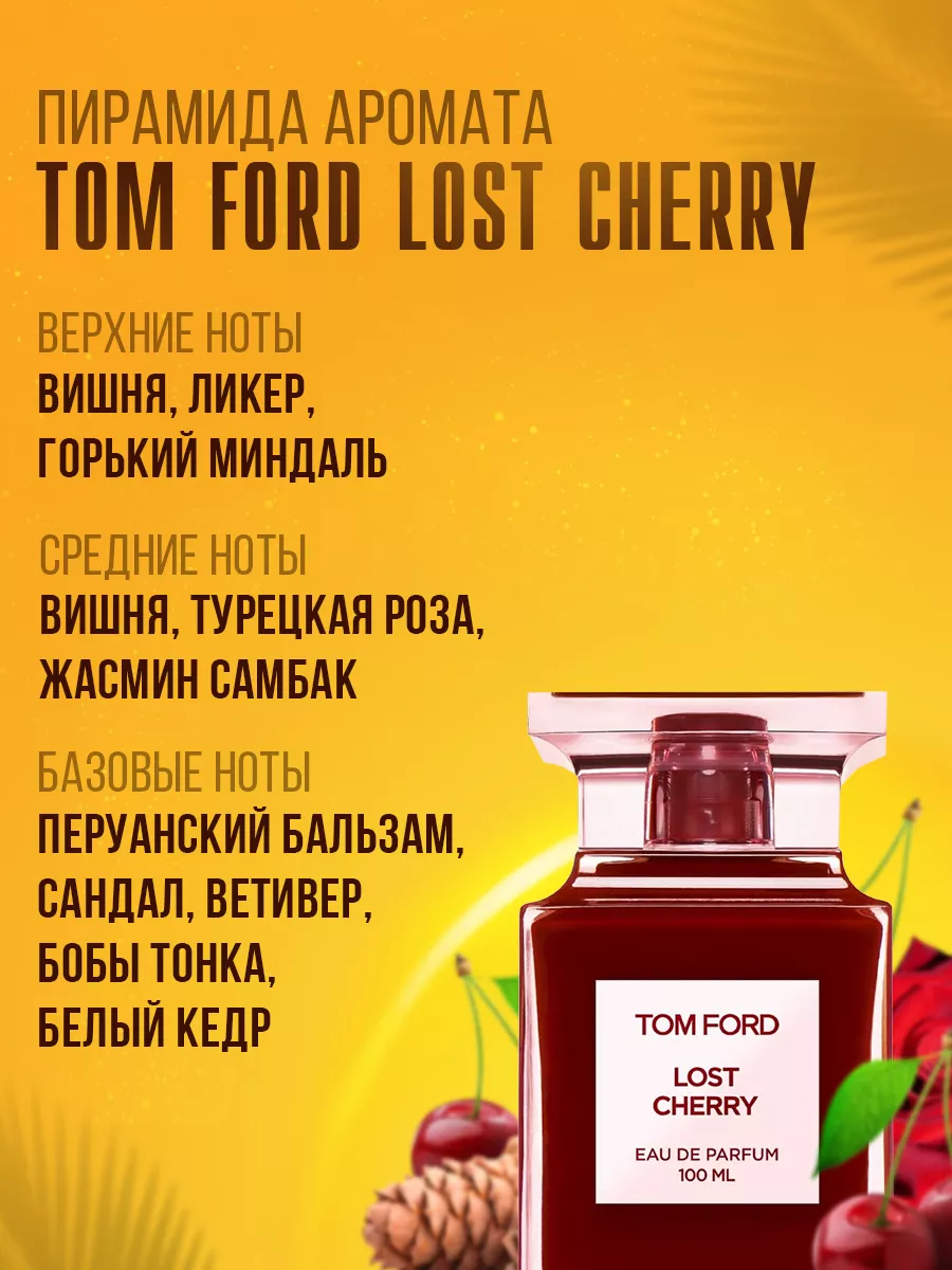 Ne Duxi Ароматизатор для автомобиля TOM FORD LOST CHERRY 7 мл