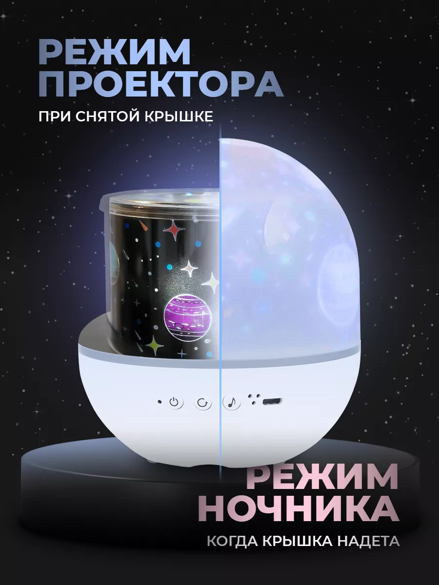 LightRuby Ночник звездное небо детский проектор