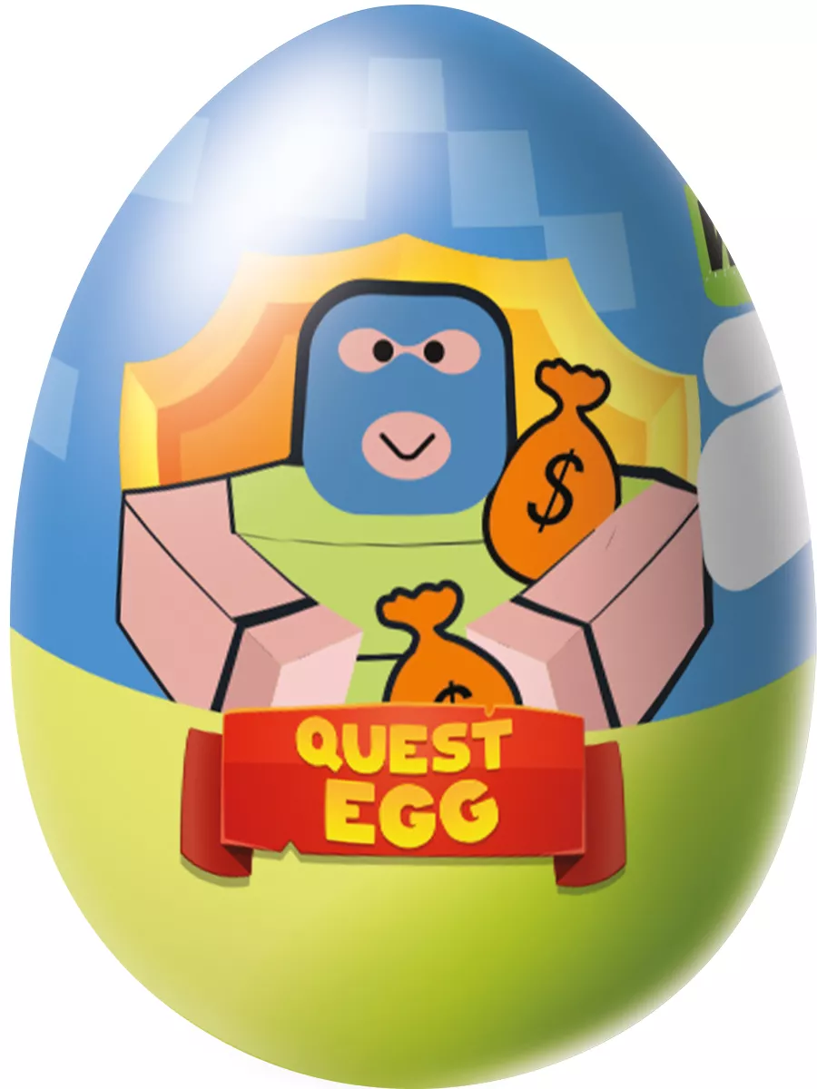 Шоколадное яйцо Quest Egg, 24 шт по 20 г Конфитрейд купить по цене 1 070 ₽  в интернет-магазине Wildberries | 185943254