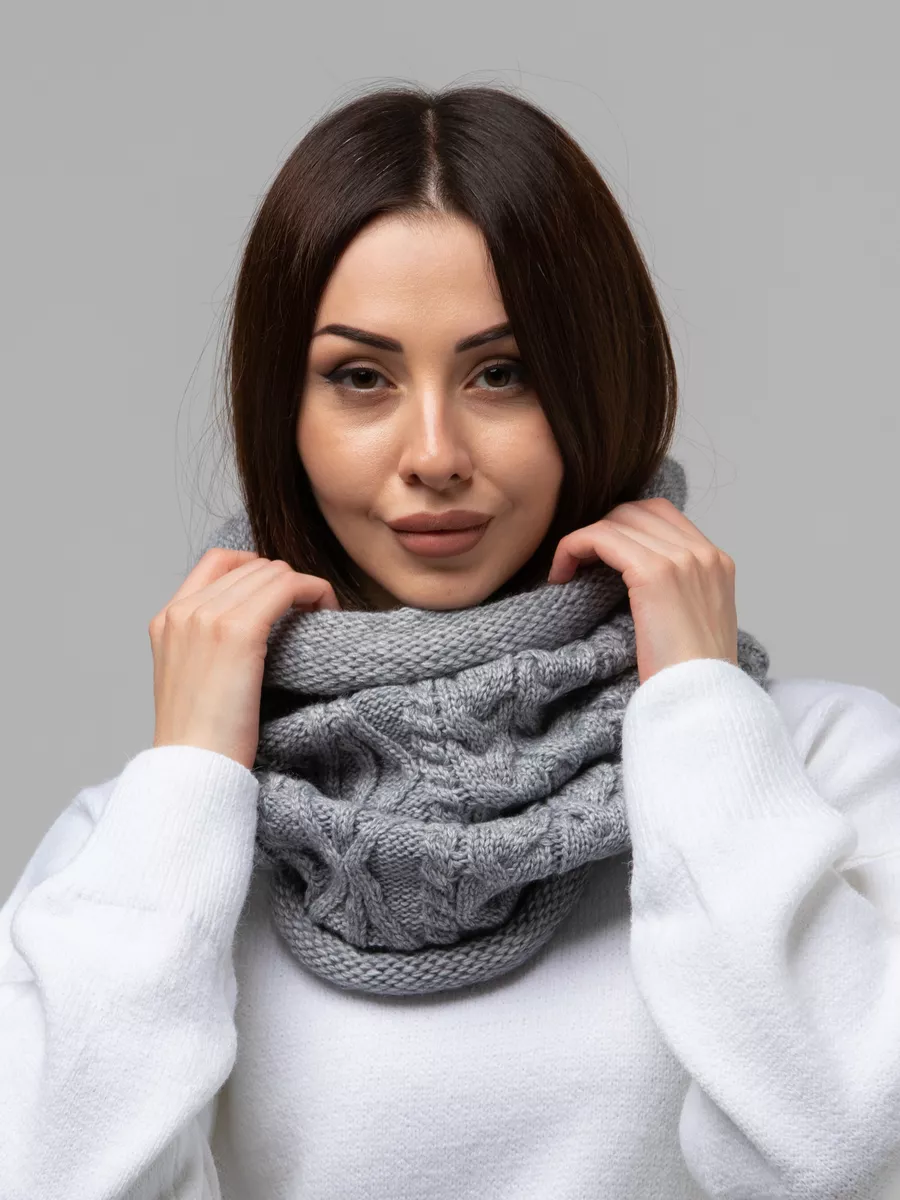 Шарф Хомут Without Scarf Woman White