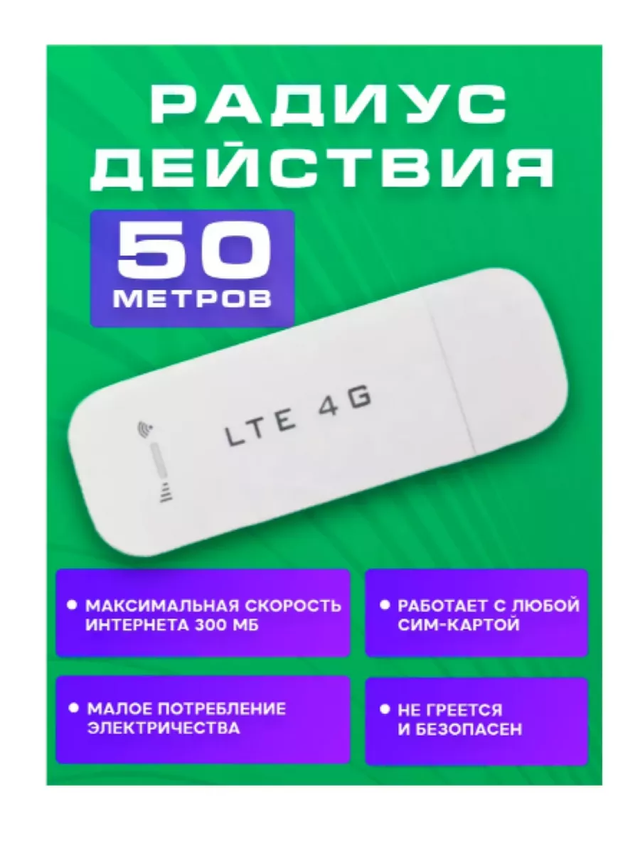 Беспроводной мобильный usb модем Wi-Fi роутер 4G купить по цене 959 ₽ в  интернет-магазине Wildberries | 186292424