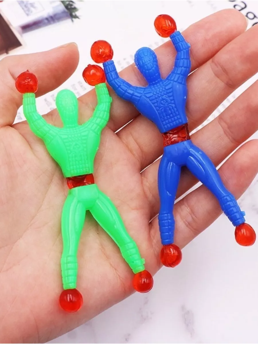 Sticky toys. Игрушки человечки. Липкие игрушки. Липкий человечек игрушка. Человек паук на присосках игрушка.
