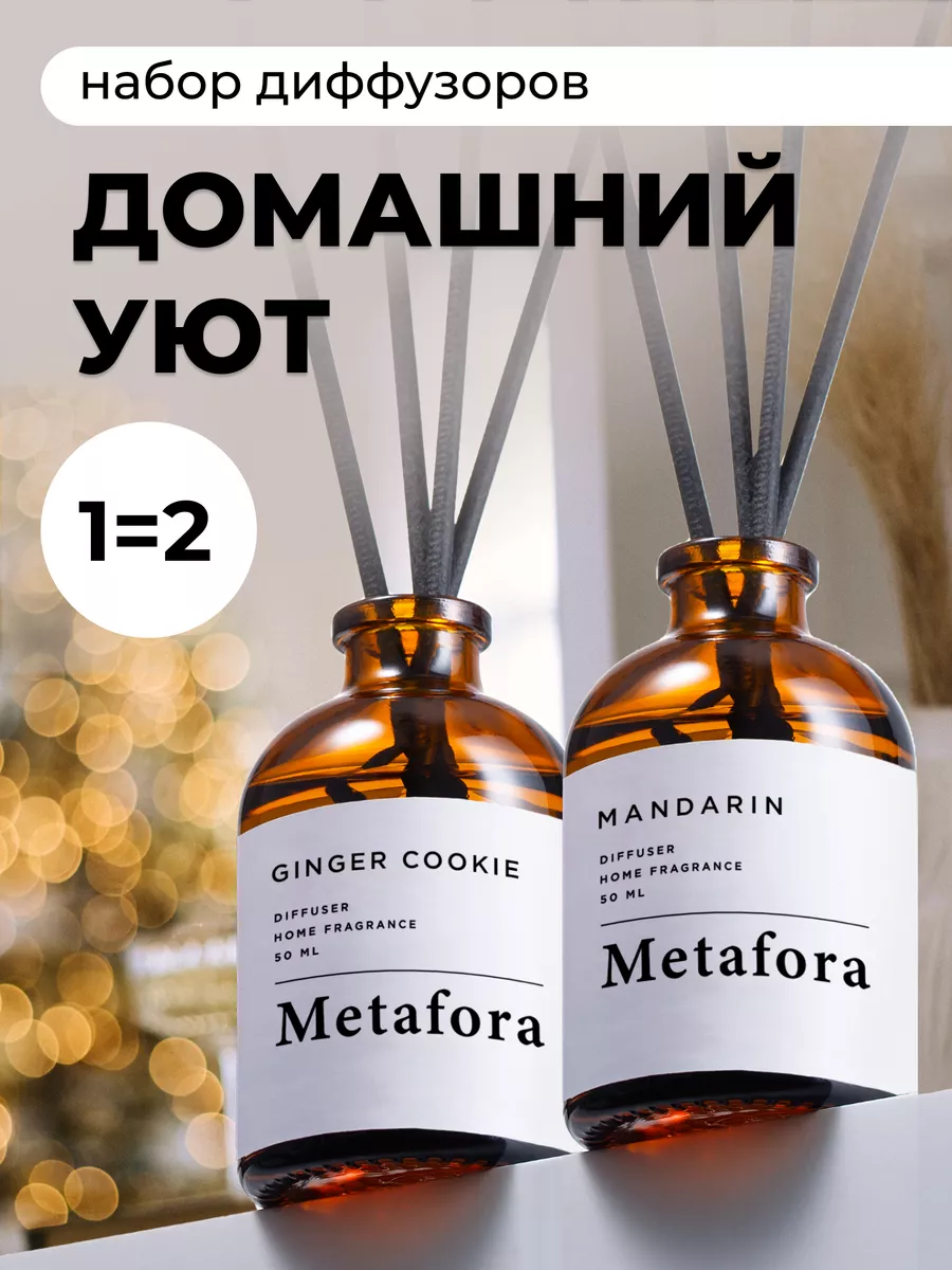 Подарочный набор ароматических диффузоров для дома Metafora Lab купить по  цене 315 ₽ в интернет-магазине Wildberries | 186904025