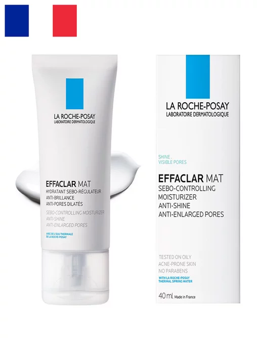 LA ROCHE-POSAY Effaclar Mat Матирующая Эмульсия для жирной кожи 40мл