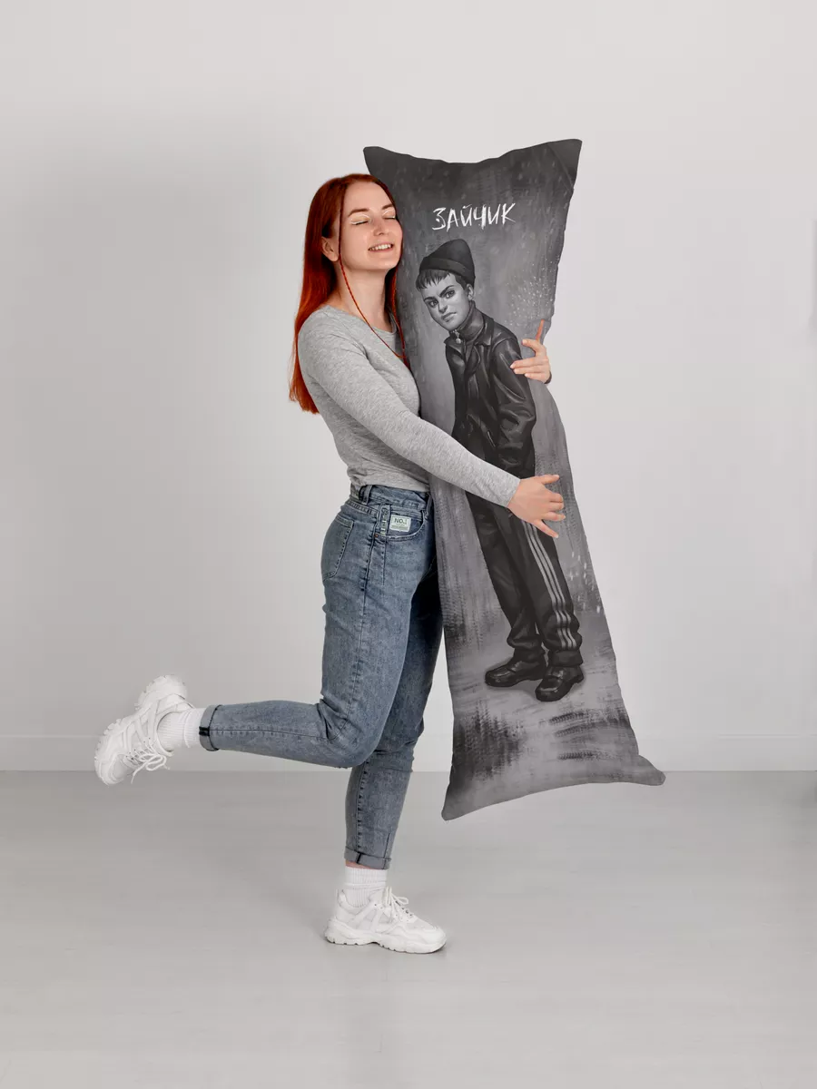 Дакимакура подушка Tiny Bunny Рома Пятифанов Зайчик 150х50 DAKI DAKI купить  по цене 1 780 ₽ в интернет-магазине Wildberries | 188108012