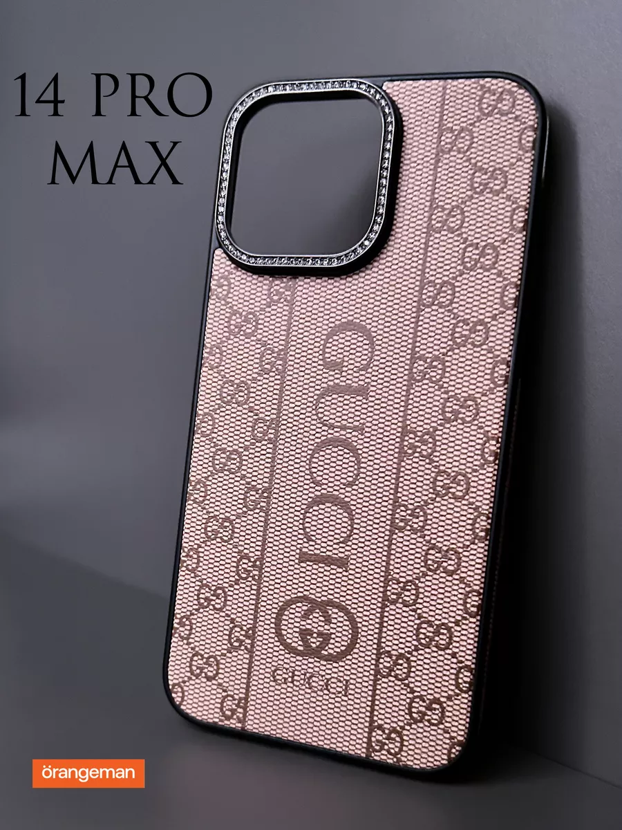 Чехол на iphone 14 pro max с принтом брендов Gucci Orangeman купить по цене  640 ₽ в интернет-магазине Wildberries | 188138565