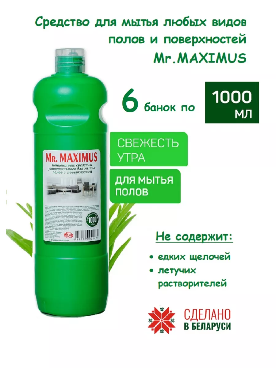 Универсальное средство для пола Mr.Maximus 1000 мл Будмаш купить по цене  872 ₽ в интернет-магазине Wildberries | 188689157