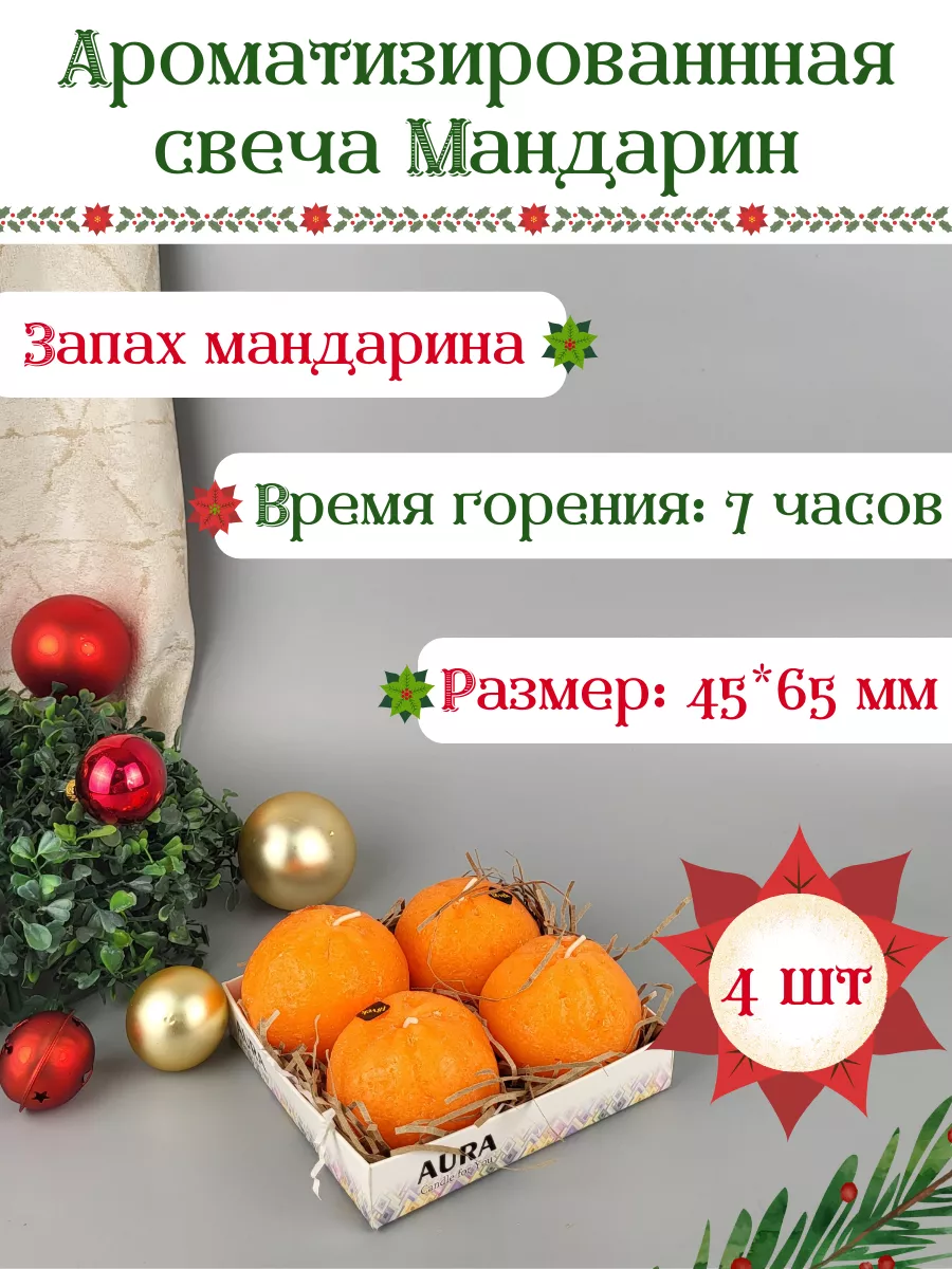 Как сделать свечу в домашних условиях - нужна мандаринка и 2 минут вашего времени - лайфхак