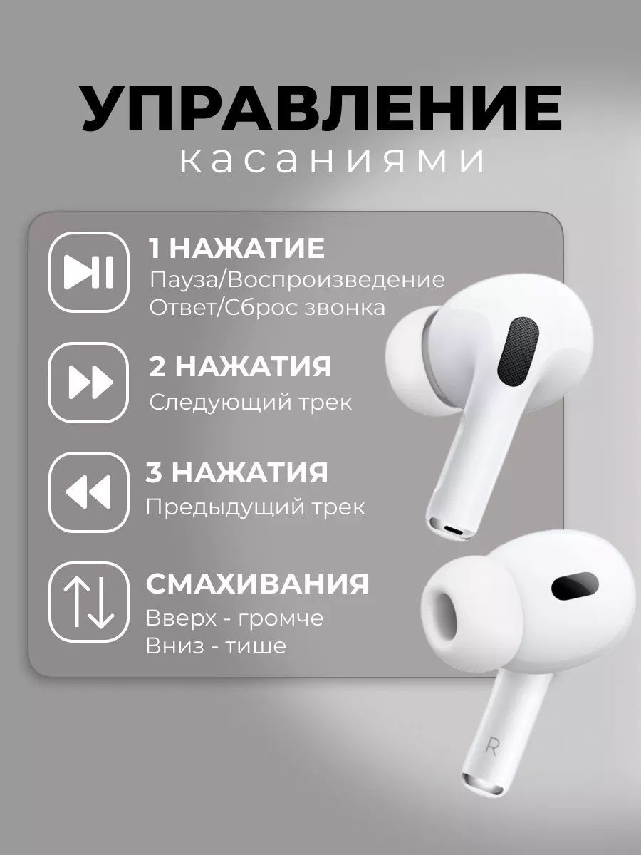 APods by SF Market Беспроводные наушники APods Pro 2 для iPhone и Android