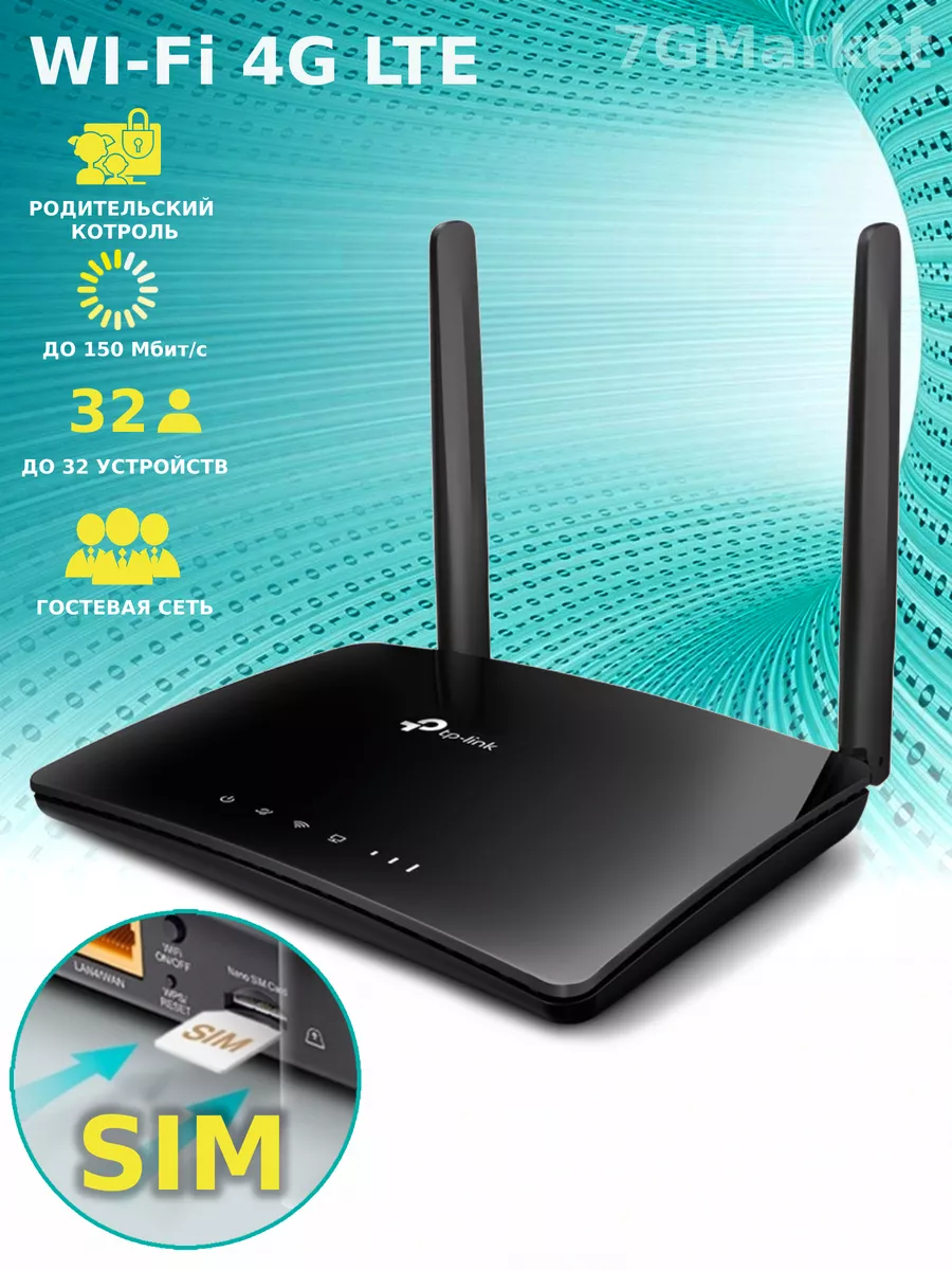 Роутер Wi-Fi TL-MR150 TP-Link купить по цене 5 598 ₽ в интернет-магазине  Wildberries | 189549374