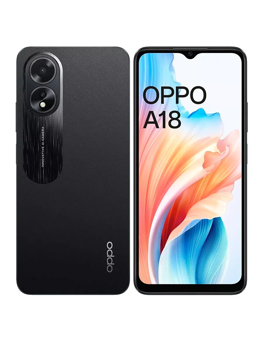 Смартфон A18 4+128Gb Black новый оппо а18 Oppo купить по цене 0 сум в  интернет-магазине Wildberries в Узбекистане | 190064964