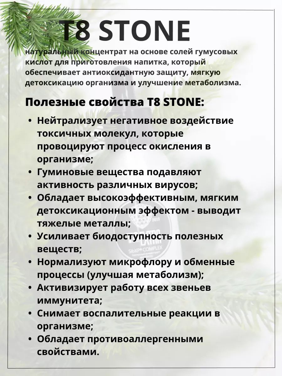 T8 Stone Тайга8 Стоун Каменное здоровье Очищение и Детокс Vilavi купить по  цене 2 158 ₽ в интернет-магазине Wildberries | 190360788