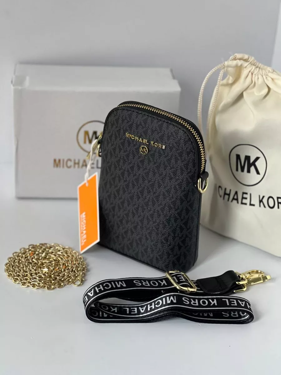 Маленькая сумка кошелек для телефона через плечо Michael Kors купить по  цене 3 045 ₽ в интернет-магазине Wildberries | 190442670